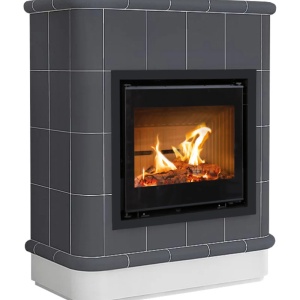 Creta 4 Levels - Soba pe lemne cu acumulare, din maiolica - 8,4 kW CR 005