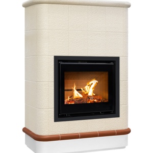 Creta 5 Levels - Soba pe lemne cu acumulare, din maiolica - 8,4 kW CC 002