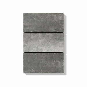 Element gard beton Grafit Preblock 40x20x16 cm pentru imprejmuiri