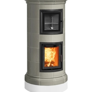 Gala - Soba pe lemne cu acumulare si cuptor, din maiolica - 8,6 kW GL 003
