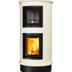 Gourmet - Soba pe lemne cu acumulare si cuptor, din maiolica - 8,6 kW GR 014