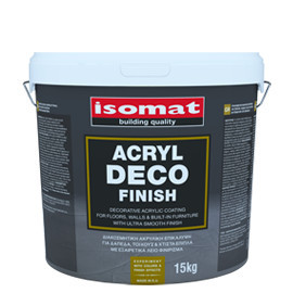 Isomat ACRYL-DECO FINISH - decorativa acrilica cu finisaj ultra-neted