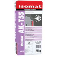 Isomat AK-T55 - adeziv pe baza de ciment, armat cu fibre si modificat cu rasini, pentru placi termoizolante