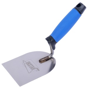 Mistrie inox pentru glet 60 mm cu maner ergonomic KG2