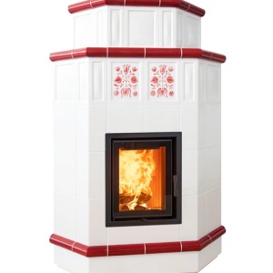 Olimpia 5 Levels - Soba pe lemne cu acumulare, din maiolica - 8,2 kW OL 003
