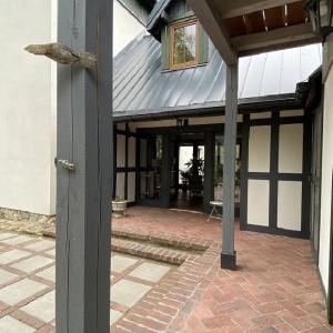 Pardoseala decorativa old brick gothic pentru terasa