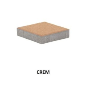 Pavaj Relief Crem 20x20x6 cm