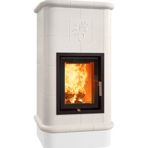 Quadra 4 Levels - Soba pe lemne cu acumulare, din maiolica - 8,2 kW QD 065