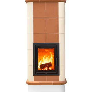 Quadra 5 Levels - Soba pe lemne cu acumulare, din maiolica - 8,2 kW QC 037