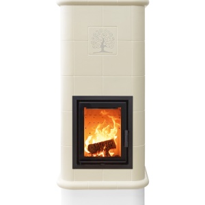 Quadra 5 Levels - Soba pe lemne cu acumulare, din maiolica - 8,2 kW QC 060