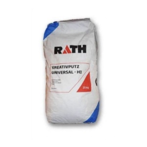 Rath Kreativputz Universal HI H1 - Tencuiala decorativa refractara, priza rapida, 20 kg