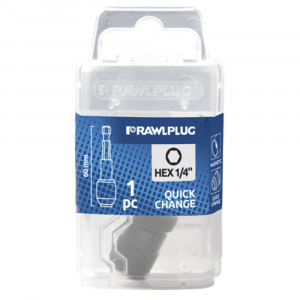 RawlPlug RT-BIT-ADAP/QC - mandrina pentru biti cu schimbare rapida ambalaj
