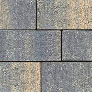 Rettango combi - pavaj colormix din beton aparent, gri galbui