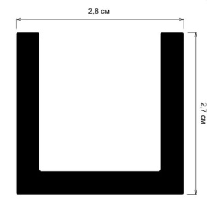 Scafa decorativa Manavi din polimer rigid ES7 - 2.7x2.8x200 cm dimensiune