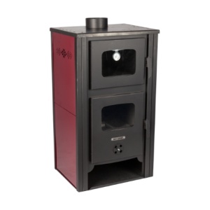 Semineu pe Lemne cu Cuptor, Perete Dublu si Termometru 12 kW, 460x1050x575 mm