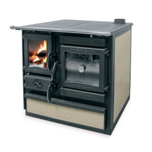 Soba de gatit pe lemne Gulliver 10,5 kw bej