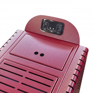 Soba pe peleti Amanda Evita 12 L, bordo