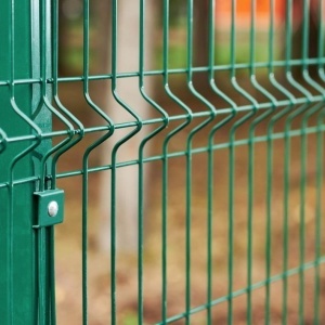 Stalp gard zincat verde 60x40 mm, 2000 mm, grosime 1.5 mm, suport panou gard si plasa gard