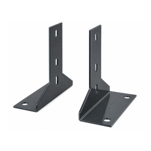 Talpa de ancorare pentru stalp gard 60 x 40 mm, zincata si vopsita, antracit