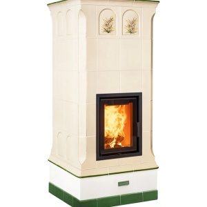Vega - Soba pe lemne cu acumulare, din maiolica - 8,3 kW VG 015