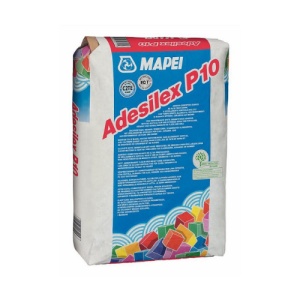 Adesilex P10 - Adeziv Alb pentru Mozaic din Sticlă, Ceramică, Marmură 25 kg