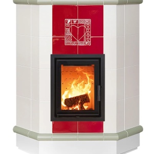Atena 4 Levels - Soba pe lemne cu acumulare, din maiolica - 8,2 kW AT 008