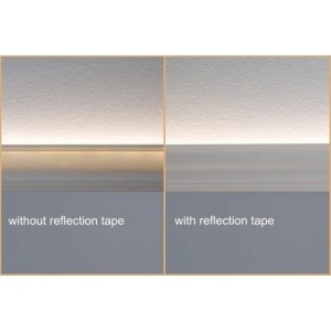 Manavi banda reflectorizanta aluminiu 5x5000 cm pentru scafe LED