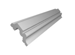 Brau decorativ Manavi B27 polimer rigid 3x1x200 cm