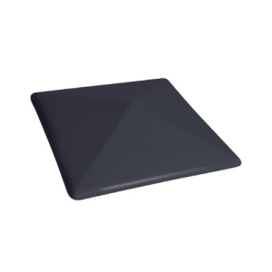Capac stalp gard pentru protectie si finisaj, Antracit, 445x445x90 mm