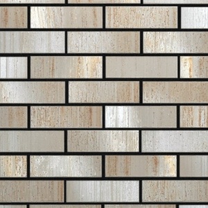 Caramida Aparenta Bordeaux, bej corten multicolor, NF (240x71x14 mm) rost negru