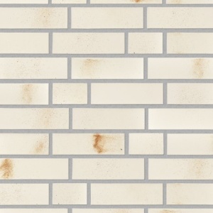 Caramida Aparenta Nizza, alb perlat, NF (240x71x14 mm) rost gri