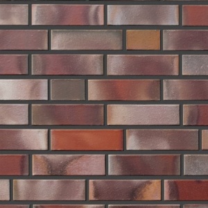 Caramida Aparenta Oxford, rosu brun carbon multicolor, NF (240x71x14 mm) rost antracit