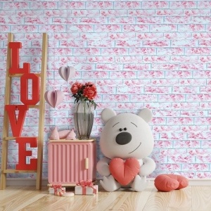 Caramida aparenta Pastel Tiles, Red Whitened, 265x65x15 mm