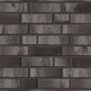Caramida Klinker Lyon, negru (240x115x71 mm) rost antracit