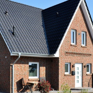 caramida klinker Wasserstrich multicolor fumuriu pentru fatade rustice