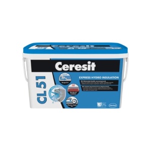 Ceresit CL 51 EXPRESS 1-K - Hidroizolatie flexibila pentru gresie, faianta si zone umede interioare