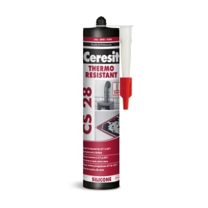Ceresit CS 28 - Silicon termorezistent pentru etansare la temperaturi inalte, 280 ml