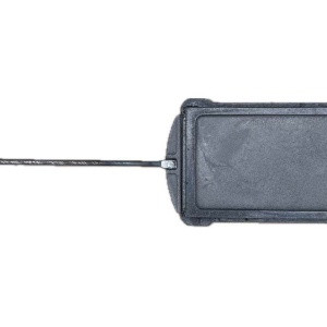 Clapeta cale directa din fonta pentru sobe performante, cu maner si regulator 335 x 180 mm produs