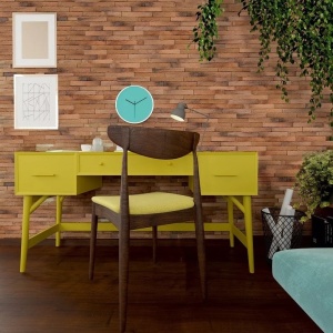 Coltar caramida aparenta Milan Corner, Beige Brown, 265x40x15 mm