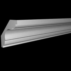 Cornisa decorativa Manavi C908F din poliuretan flexibil 8.2x5.8x244 cm