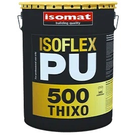 Isomat ISOFLEX-PU 500 THIXO - hidroizolant lichid, tixotropic, pentru suprafete verticale, curbate sau inclinate