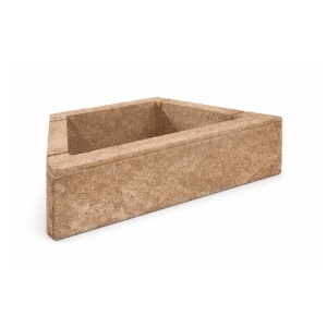 Jardiniera beton Poliflor Latte 74x32x23 cm pentru amenajari exterioare