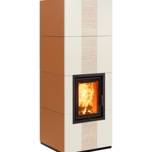 Maxi - Soba pe lemne cu acumulare, din maiolica - 8,3 kW MX 029