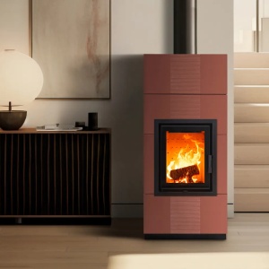 Mini - Soba pe lemne cu acumulare, din maiolica - 8,2 kW