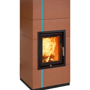 Mini - Soba pe lemne cu acumulare, din maiolica - 8,2 kW MN 012