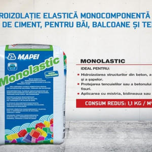 Monolastic - Mortar pentru Hidroizolatii cu Aplicare la Temperaturi Joase 20 kg