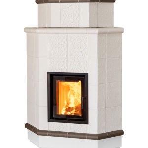 Olimpia 5 Levels - Soba pe lemne cu acumulare, din maiolica - 8,2 kW OL 031