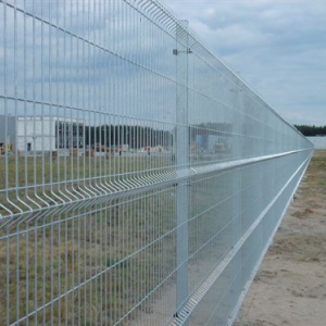 Panou gard bordurat zincat 1200x2500 mm, grosime 3.2 mm, pentru imprejmuiri gradini si terenuri