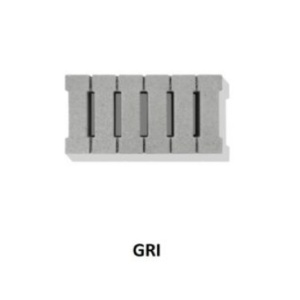 Pavaj Erba Gri 49,5x24,7x8 cm culoare