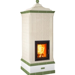 Regina - Soba pe lemne cu acumulare, din maiolica - 8,2 kW RG 010
